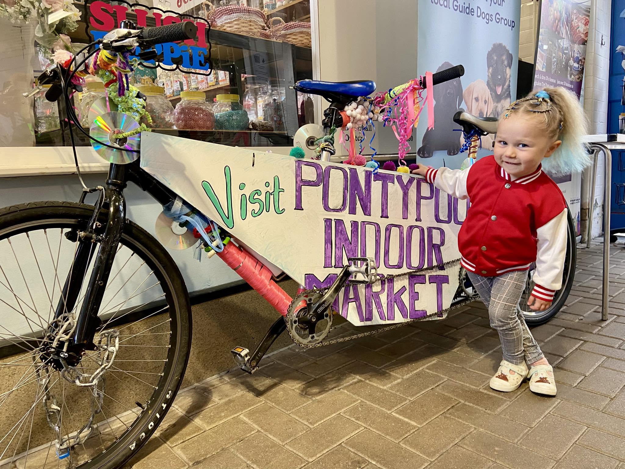 Hair braiding salon at Pontypool Indoor Market